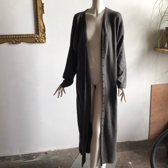 Knit body length cardigan, autumnal layer - Picture 6 of 8